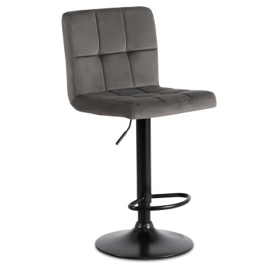 Барный стул Mebel Elit NERO Welur Серый ME.NERO/P/CZ/V/H фото - 2