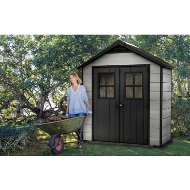 Садовый домик Keter OAKLAND 210х124х253 см Серый 246956 фото - 6