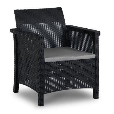 Комплект садових меблів Mebel Elit SAVIO Чорний ME.SAVIO/CZ/RT/OGR/ZES фото - 4