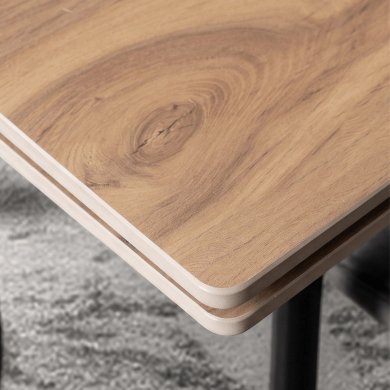 Розкладний обідній стіл Mebel Elit LARES Ceramic Дуб ME.LARES/D/CZ/CER/S90-150 фото - 7