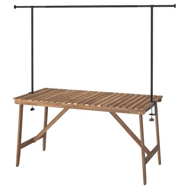 IKEA Садовый стол с штангой ASKHOLMEN/HELGEO Дерево (ИКЕА АСХОЛЬМЕН/ХЕЛЬГЕО) 79545338