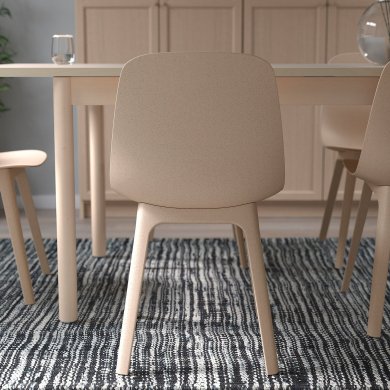 Обеденный стул ODGER Бежевый - 26 IKEA Обеденный стул ODGER Бежевый (ИКЕА Оджер) 60359996 фото - 26