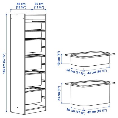 IKEA TROFAST (ИКЕА ТРОФАСТ) 99478724 фото - 6