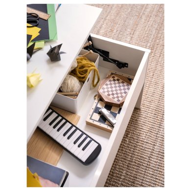 Стол-трансформер OSTAVALL Белый - 7 IKEA Стол-трансформер OSTAVALL Белый (ИКЕА ОСТАВАЛЛ) 00530066 фото - 7