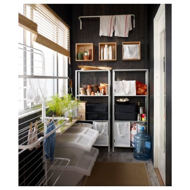 IKEA Стелаж HYLLIS Сріблястий (ИКЕА HYLLIS) 00278578 фото - 19