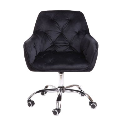 Офісне крісло Homla FLOSSI Welur Чорний 218109 фото - 2