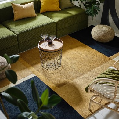 IKEA Ковер SKRIFTSPRAK 200x300 см Медово-коричневый (ИКЕА СКРИФЦПРАК) 80544917 фото - 5