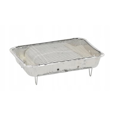 Одноразовый угольный гриль Garden Line BBQ3681 Серебристый - 3 Одноразовый угольный гриль Garden Line BBQ3681 Серебристый BBQ3681 фото - 3