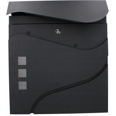 Почтовый ящик Chomik STORK 37x10,5х37 см Антрацит TIS3470 фото - 3