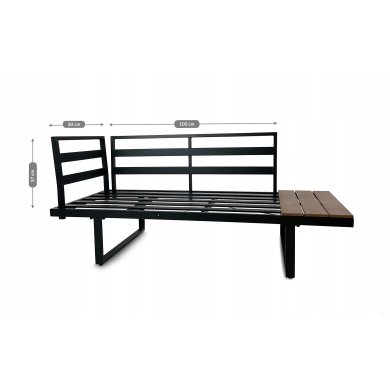 Комплект садових меблів Kontrast GLOBO TOUPE Дерево 5.05.13792 фото - 15