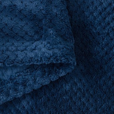 Плед Homla NOAH 150x200 см Темно-синий 210328 фото - 3