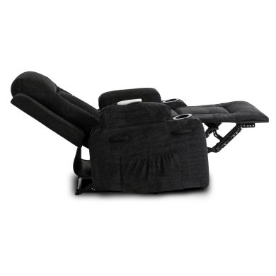 Кресло мягкое раскладное массажное с реклайнером Mebel Elit BOX 2 Черный ME.BOX2/CZ/T/FW фото - 7