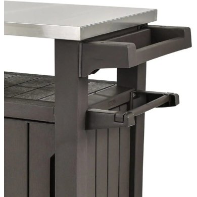 Садовый стол-бар для барбекю Keter UNITY XL Графит 230419 фото - 3