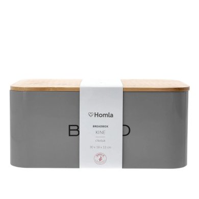 Хлебница Homla KINE 30x18х13 см Серый 200613 фото - 9