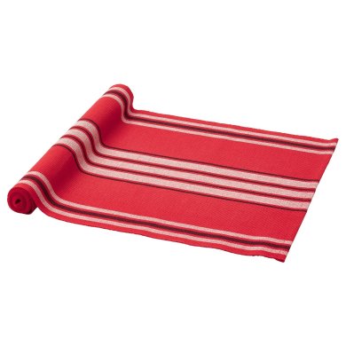 IKEA Доріжка на стіл (раннер) VINTERFINT 35х130 см Червоний (ИКЕА ВИНТЕРФИНТ) 30581158