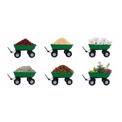 Садовая тележка Garden Line 75 л Черный WOZ0078B фото - 6