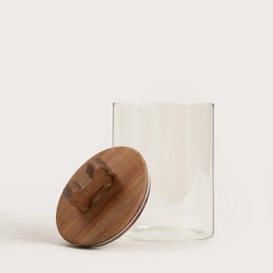 Контейнер для корму Homla ANIMALI KOSTKA 1,7 л Прозорий 244068 фото - 2