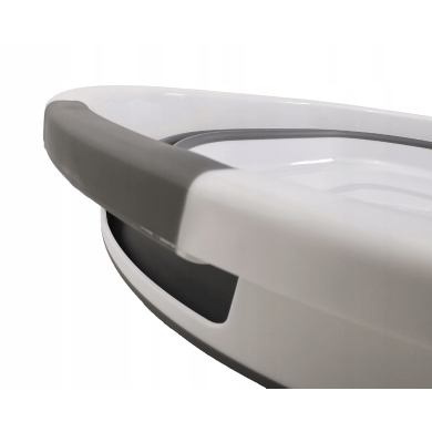 Складаний кошик для білизни Kontrast 24 л Білий Kuc000028 фото - 3