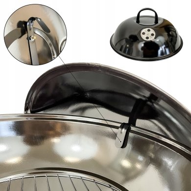 Вугільний гриль Kontrast BBQ 1014 Чорний - 13 Вугільний гриль Kontrast BBQ 1014 Чорний 5.22.14348 фото - 13