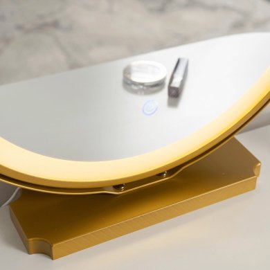 Туалетний стіл з пуфом Mebel Elit VITA Бежевий ME.VITA/BZ/ZL/B фото - 5