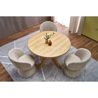 Обеденный стул поворотный Halmar K581 Бежевый V-CH-K/581-KR-BEŻOWY фото - 14