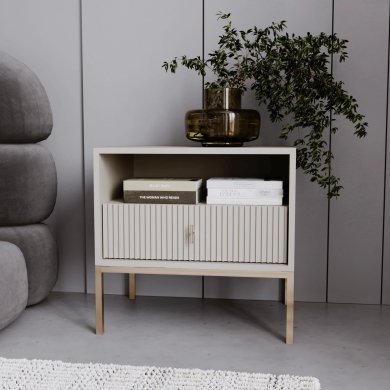 Тумба прикроватная Mebel Elit MARCOS Кашемир - 4 Тумба прикроватная Mebel Elit MARCOS Кашемир W.MAGGIORE/KASZ/ZL/SZAFKNOC фото - 4