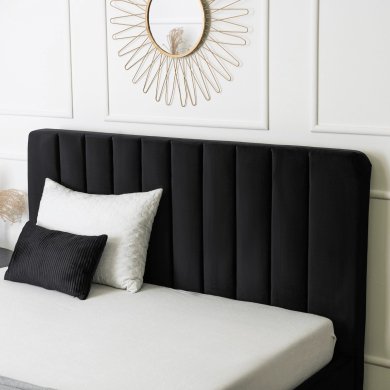 Ліжко Mebel Elit MARI Welur 160x200 см Чорний ME.MARI/160/CZ/V/LOZZPOJ фото - 8