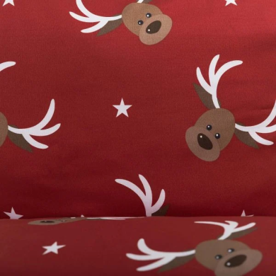 Комплект постельного белья Homla REINDEER 160x200 см Красный 200956 фото - 3