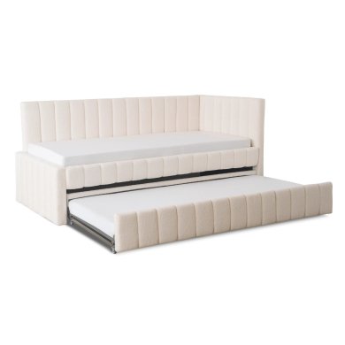 Раскладная кушетка Mebel Elit VILLEMO Boucle 90x200 см Кремовый ME.VILLEMO/90/90/KR/TB/LOZWYS фото - 3