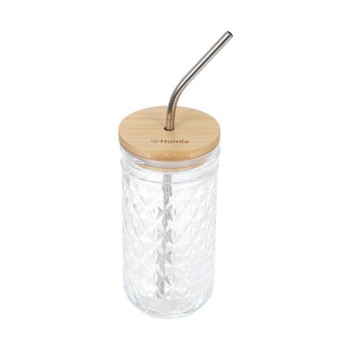 УЦЕНКА Набір склянок з кришкою Homla JOCU 320 мл 4 шт Прозорий brak/214502 фото - 3