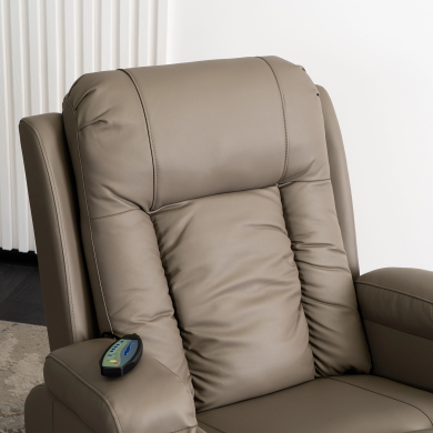 Кресло мягкое раскладное массажное с реклайнером Mebel Elit BOX Серый ME.BOX/P/E/FW фото - 14