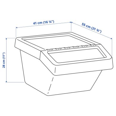 IKEA Контейнер с крышкой SORTERA (ИКЕА УТИЛИЗАТОРА) 10255897 фото - 14