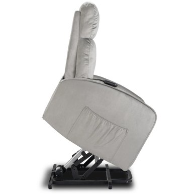 Крісло м'яке розкладне з реклайнером Mebel Elit COLTON Welur Сірий ME.COLTON/P/V/FW фото - 7