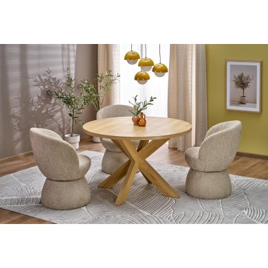 Обеденный стул поворотный Halmar K581 Бежевый V-CH-K/581-KR-BEŻOWY фото - 11