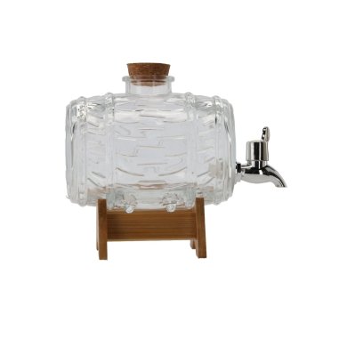 Диспенсер для напитков Chomik БОЧКА 1 л Прозрачный ZIX5704 фото - 3