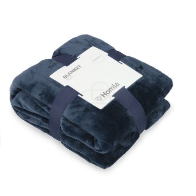 Плед Homla ROTE 150x200 см Темно-синій 158765 фото - 3