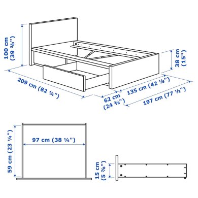 IKEA MALM (ИКЕА МАЛЬМ) 69068224 фото - 10