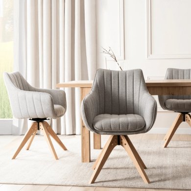 Обеденный стул поворотный Mebel Elit LEMON Серый ME.LEMON/P/T/K фото - 6