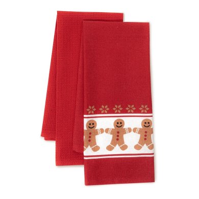 Набір кухонних рушників Homla BISCOTTO 45х65 см 2 шт Червоний 160061 фото - 2