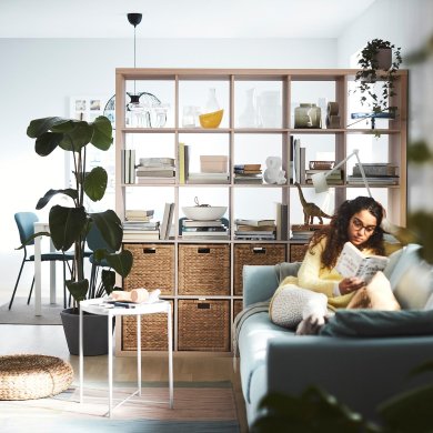 IKEA Стелаж KALLAX Дуб (ИКЕА КАЛЛАКС) 90324509 фото - 10