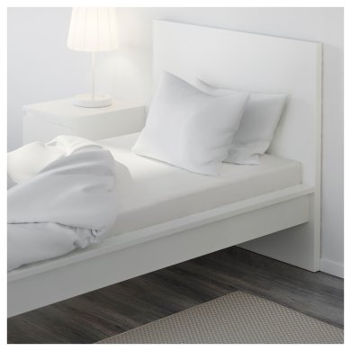 IKEA Простирадло на резинці FARGMARA 90x200 см Білий (ИКЕА ФЭРГМОРА) 40347730 фото - 6