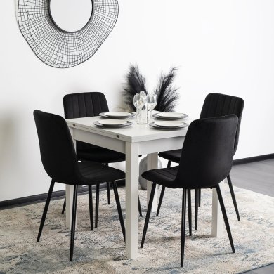 Раскладной обеденный стол Mebel Elit MAX Белый B.MAX/B/B/S фото - 9