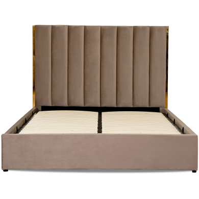 Ліжко Mebel Elit EMILIO Welur 160x200 см Бежевий - 4 Ліжко Mebel Elit EMILIO Welur 160x200 см Бежевий ME.EMILIO/160/BZ/V/LOZ фото - 4