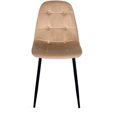 Обідній стілець Mebel Elit ARIS Welur Бежевий ME.ARIS/BZ/V/K фото - 6