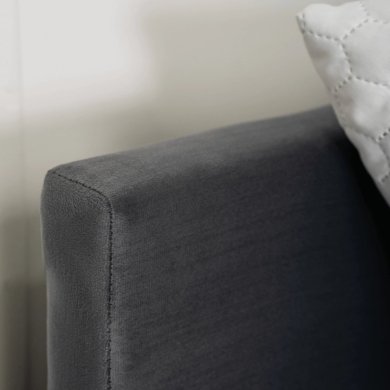 Ліжко Mebel Elit JONAS Welur 90x200 см Сірий - 8 Ліжко Mebel Elit JONAS Welur 90x200 см Сірий ME.JONAS/90/CP/V/LOZZPOJ фото - 8