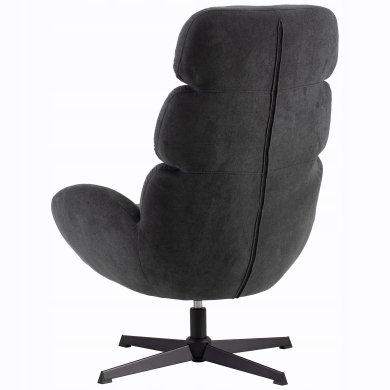 Кресло мягкое поворотное Kontrast AXEL Welur Темно-серый 5.01.83994 фото - 5