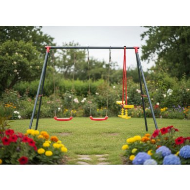 Садовые качели Garden Line 290x180x200 см Разноцветный KRE1067 фото - 4