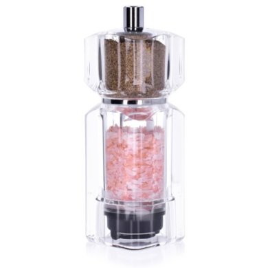 Мельница для перца с солонкой 2в1 Duka TORN 14 см | Прозрачный 1216737 фото - 2