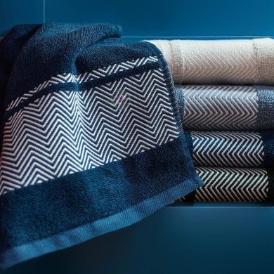 Рушник для рук Homla MAIARA 50х90 см Синій 231676 фото - 5