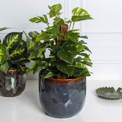 Кашпо Homla RONA 15,5x14,5 см | Коричневий 208325 фото - 6